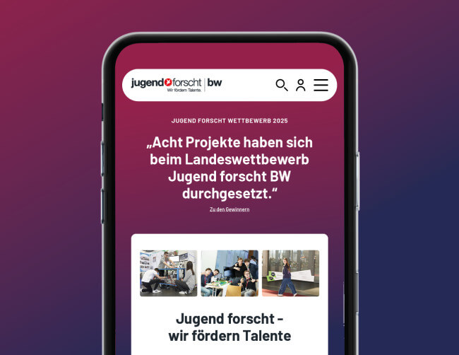 Relaunch Jugend forscht Baden-Württemberg