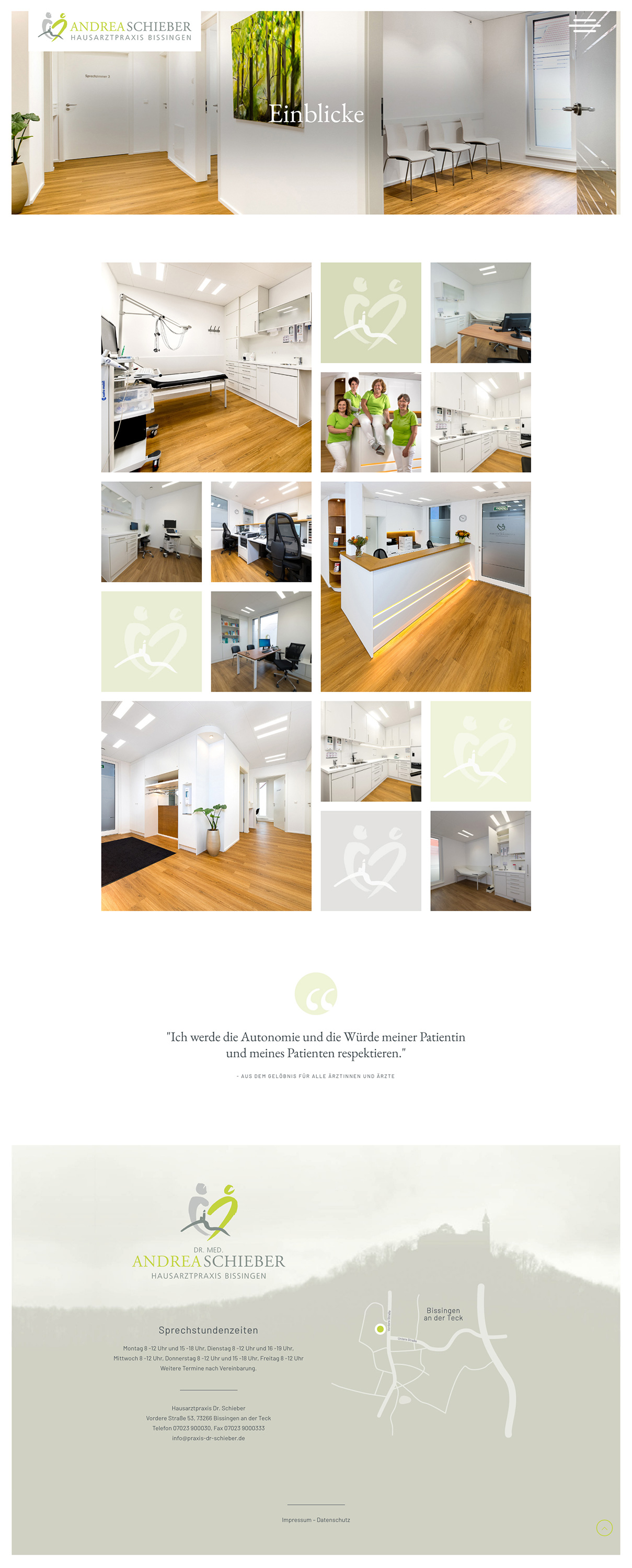 Website Dr. Andrea Schieber