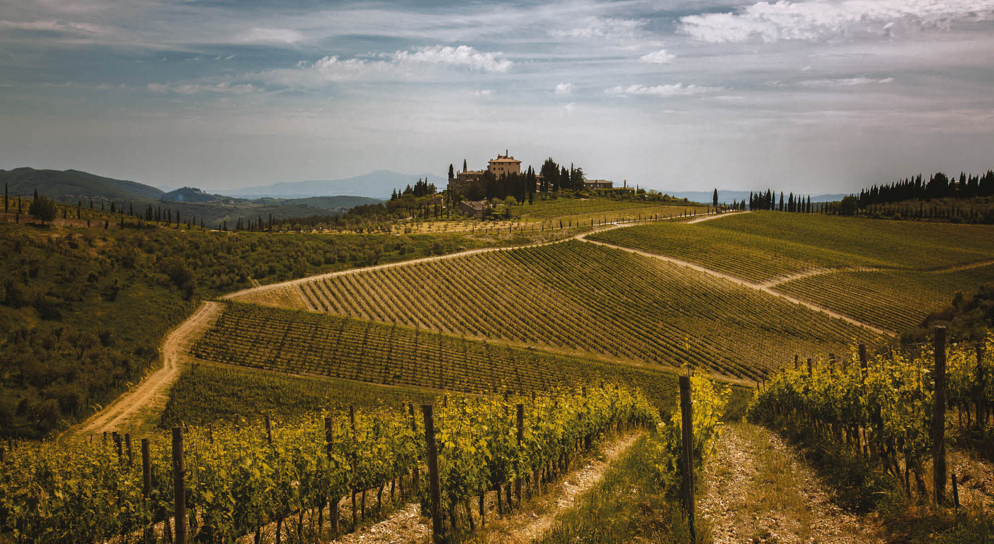 Landschaft in der Chianti-Region in der Toskana, Italien